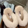 Damen-Hausschuhe „Australien Scuffs“ aus Fell, kastanienbraun, schwarz, anthrazit, Plateau, Schaffell, Wildleder, Shearling, Slides, pelzige Fluff-Sandalen, Größe S, groß