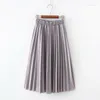 Skirts PEONFLY Layers Tiered Tulle Skirt Women Summer Holiday High Waist Long Maxi Female Pink White School Sun Ladies