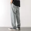 Men's Jeans Loose Street Style Straight Cargo Pants Men Fashion Brand Wide Leg Overalls Retro Trend Leisure Youth Denim Baggy 220920