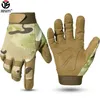 Fem fingrar handskar multicam taktiska handskar antiskid armé militär cykel airsoft motorcykel skjut paintball arbetsutrustning camo full finger män kvinnor 220921