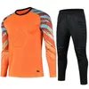 Gym kleding voetbalshirts uniform keeper shirts lange mouw pant voetbal slijtage keeper training uniform pak bescherming kit kleding 220920