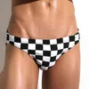 Costumi da bagno da uomo Plaid Slip da bagno da uomo Costumi da bagno bikini sexy Nuoto Tronchi d'albero per uomo Costume da bagno Pantaloncini da spiaggia Gay Desmiit Slip da bagno J220913