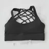 Yoga Outfit 8 Strapes Shockproof LU-LU Free To Be Sport Fitness Basic Tank Top Bra