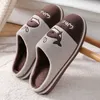 2022 Mode Slippers Winter Katoen Catroon Dolfijn Thuis Indoor Pluche Feleece Antislip Warme Comfy Schoenen Vrouwen Grijs 220921