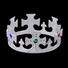 Chapeaux de fête roi couronne Halloween balle habiller en plastique couronne sceptre fêtes fournitures anniversaire couronnes princesse couronnes RRE14353