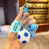 Simulazione della Coppa del Mondo Serie di portachiali da calcio Serie sportive Serie sportive a pendente Fans Creative Fics Regali per piccoli regali