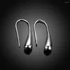 Studörhängen Pure Real 925 Sterling Silver Teardrop for Women Girls Barn Children Jewelry Orecchini AROS ARETES BOUCLE D'OREI234D