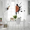 Curtain Fashion Window Curtains For Living Room Ink Splash Basketball Sport Bedoom Home Decoration Cortinas