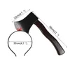 Halloween Horror Prop Decor Blood Fake Ax Saws Knife Headband for Halloween Party Masquerade Mischief Props Decoration