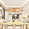 Lámparas colgantes 2022 Modelado creativo Araña de techo de madera maciza para sala de estar Comedor Decoración de la casa Iluminación interior