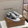 Casual Shoes Home Luxury Brand Flat Outdoor Stripes Vintage Sneakers Thick Sole Season Tones Classic Men's