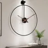 Wandklokken 40/50 cm klok modern design thuisdecor Spaanse stijl eenvoudige Noordse ijzeren woonkamer dineren enkele ring