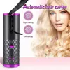 LCD Cordless Automatic Rotating Hair Curler Hair Waver Curling Iron Wireless284Y