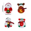 UPS 크리스마스 장식 Santa Claus Knifes Forks Bag Bag Silverware Holders Pockets 파우치 눈사람 엘크 크리스마스 파티 식탁 홈 RRE14329