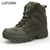 Stövlar Lufuma Herr Military Boot Combat Mens Chukka Ankle Tactical Big Size Army Male Shoes Safety Motocycle 220921