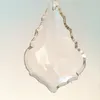 Kryształ żyrandola 5pcs/partia 76 mm przezroczysty szklany szklany kryształowy liść klonu pryzmat części dekoracja lampa światła wiszące akcesoria wiszące