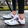 Sapatos de segurança MTB Ciclismo Homens Mulheres de bicicleta de bicicleta Ultralight Speed ​​Speed ​​Speed ​​Spd Cleats Mountain Footwear Auto-travando 220921