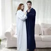 Damska odzież snu Kobiet Kobiety zima w rozmiarze długie ciepłe flanelowe szlafrok z kapturem 40-100 kg zamek błony śluzowej szaty w ciąży