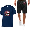 Мужские спортивные костюмы 2022 HK Heckler Koch нет компромисса летняя печать с коротким рукавом Hip Hop Harajuku Высококачественные хлопковые футболки