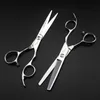 Scissors Shears 6 Silver 440C Hair Case Cutting JaGua scissors Thinning Barber Barbearia Profissional Acessorios Tigeras 220921
