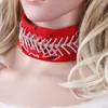 Choker overdreven superflits vol met boor sjaal ketting ketting sluiting kort