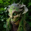 Party Levering Forest Spirit Mask Green Tree Old Man Scary Horror Zombie Spooky Ghost Halloween Creepy Demon Masque Carnival Props