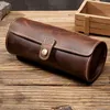 Watch Boxes Leather Roll Travel Case Portable Rolls Box Organizer For Man