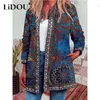 Womens Jackets Y2K Spring Autumn Vintage Ethnic Style Cardigan Long Sleeve Printed Jackets Loose Outerwear Ladies Coat Harajuku Tops Women 220921