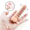 Skönhetsartiklar fingervibrator g-spot prostata massage klitoris stimulering onani orgasm vuxen kvinnlig leksaksprodukter fickkattleksaker