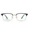 Solglasögon ramar vintage titanglasögon för män dator skyddar fyrkantiga glasögon läsningsglasögon ram mode optisk fyllning
