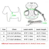 Dog Collars Mesh Small Harness Nylon Breathable Puppy Evening Dress Vest Pet Walking Harnesses Leash Set For Dogs Cat