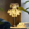 Table Lamps Bedroom Bedside Crystal European Minimalist Touch Switch Desk For Study Modern Luxury Ligths