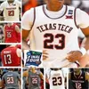 Nik1 NCAA College TTU Texas Tech Basketball Jersey 21 Khavon Moore 23 Jarrett Culver 24 Avery Benson 25 Davide Moretti Custom Stitched