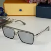 Nieuwe Gradiënt Zonnebril voor Mannen Mode 1.1 Evidence Metalen bril Groot Frame V-vorm vierkante Bril Z1585 Merk Ontwerp Luxe patroon handtekening check print Lunette