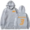 Mens Hoodies Sweatshirts McLaren Hoodie Formula One R Lång ärmbrev Daniel Ricciardo 3 Tryckt Streetwear Sweatshirt Men EU Size Vintage 220921