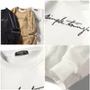Men's Hoodies Sweatshirts Casual Mens Teen Summer Dress Coats Men Clothing Print Letter Hip Hop Hooded Male tops plus size 220920