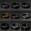 Fashion Wave Ematite Energy Bracciali Uomo Colorful Nature Double Magnetic Health Bangle Women Lose Weight Jewelry Gift