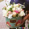 Gift Wrap 5st/Set Restore Ancient Round Shape Florist Packing Flower Box Wedding Favor Christmas Coffret Boxes