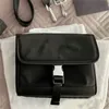 Nylon bag Leather Smartphone Case Bag Women Men Designer Push-lock Clasp Enameled Metal Triangle Cases Worn Around The Neck Shoulder Bag 2023
