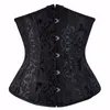 Midja mage shaper kvinnor gotisk sexig satin underbust korsett bustier cincher bantning kropp korsselete underkläder plus size party clubwear 220921