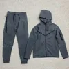 Mode Tjock Designer Tech Fleece Träningsoverall Herr Kvinna Byxor Herr Sport Zip Jacka Jogger Byxa Träningsoveraller Dam Joggare Huvkappor