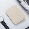 Card Holders Small Mini Travel Lizard Pattern Leather Bank Business Id Holder Wallet Case For Men Women With Window 2022