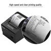 Printers 2022 80mm Thermal Receipt Printer With Auto Cutter USB Ethernet Interface Ticket Bill Printing Compatible ESC/ Print