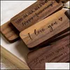 Sleutelchains gepersonaliseerde lederen sleutelhanger hanger boei hout snijsleutelhangers lage decoratie sleutelring diy thanksgiving f dhseller2010 dhwzo