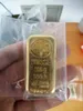 100gram 100g Gold Plated Bullion Gift Gold Bar Non-Magnetic 24k Color Business Collection