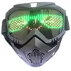 Maski imprezowe Odłączona aplikacja Maska LED Flash Carnival Matrix Display Płyta programowalna animacja tekstowa lekkie okulary 220920