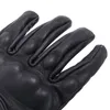 Five Fingers Gloves Retro Motorcycle Gloves Pursuit Perforated Real Leather Touch Screen Men Women Moto Waterproof Gloves Motocross Glove 220921