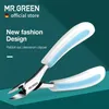 Cuticle Scissors MRGREEN Toenail Clippers Rabbit Ears Professional Pedicure Tool Nail AntiSplash Ingrown Cutters Manicure Tools Sets 220921