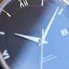 MKS против OMS Luxu Mens Watchs 39,5 мм Ультра -тонкая простая мода ETA 8500 9015 Автоматические механические световые светильные часы De Ville Watch Водонепроницаемые из нержавеющей стали, запеченная синяя рука