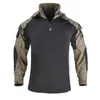 T-shirts pour hommes Bomber Jacket Tactique Manteau de vol Combat T-shirt Chasse Sweat à capuche Camouflage Hommes 220920